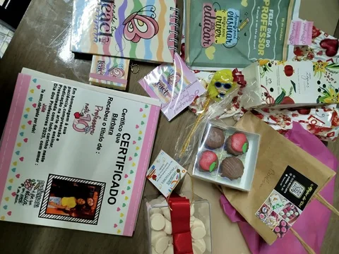 Presentes de alunos